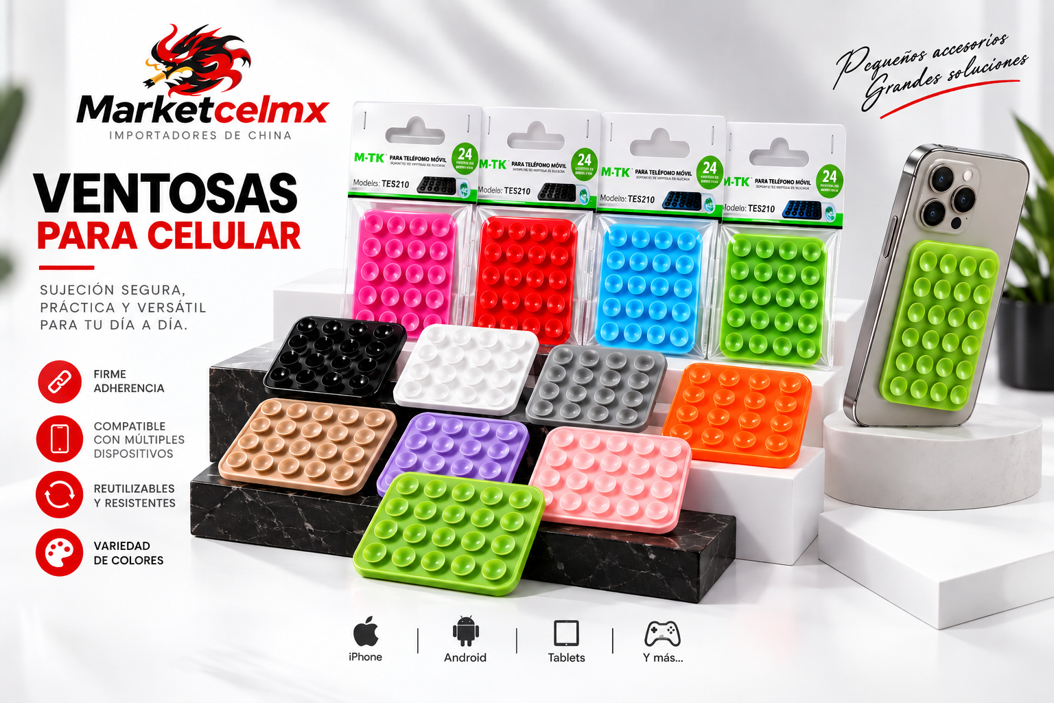 Ventosas para iPhone